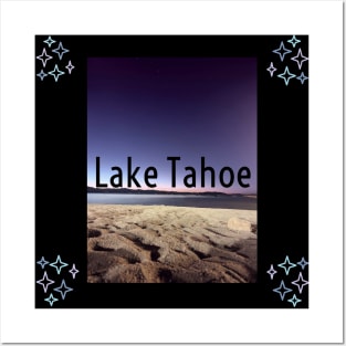 Lake Tahoe at Night Posters and Art